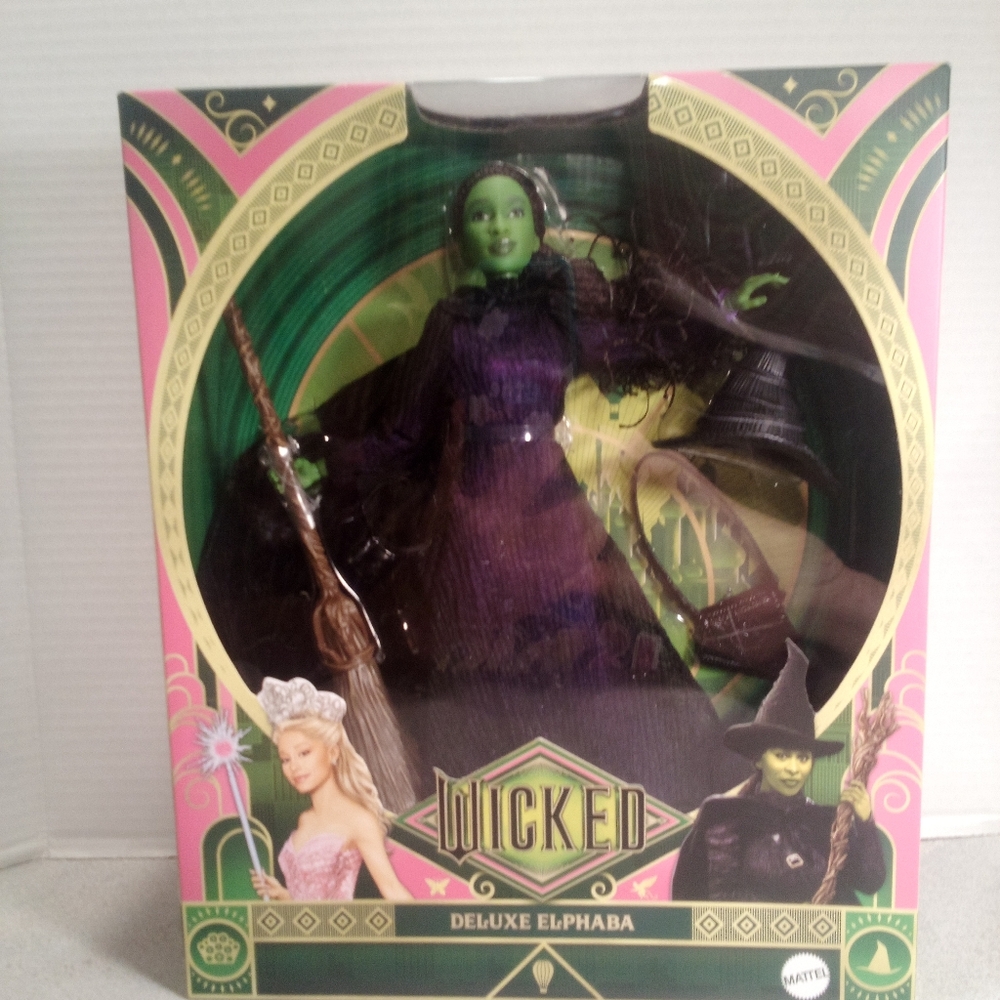 Wicked Deluxe Elphaba The Witch Doll Mattel 2024 MIB